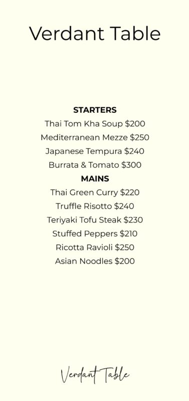 Template.net Prompt and Result