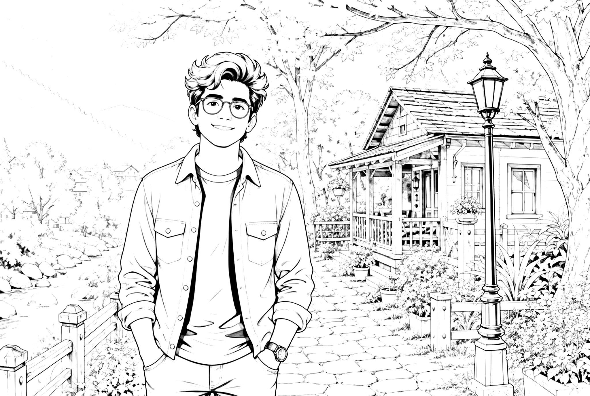 Colorbliss Test Result: Convert a Photo Into a Coloring Page