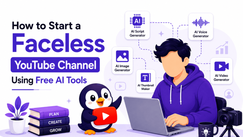 How to Start a Faceless YouTube Channel Using Free AI Tools