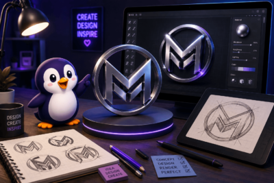 How to Design 3D Metallic Logos Using Free AI Tools
