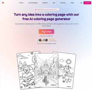 ColorBliss - AI Coloring Page Generator: Review, Pricing & Features